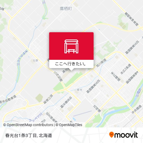 春光台1条3丁目地図