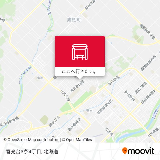春光台3条4丁目地図