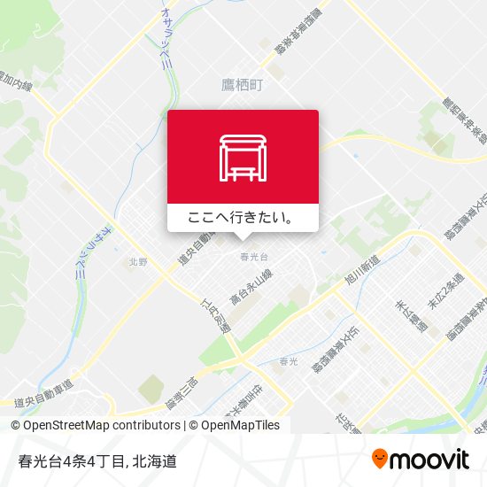 春光台4条4丁目地図