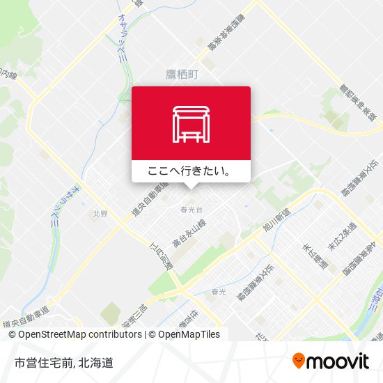 市営住宅前地図