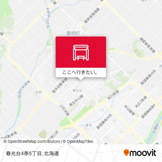 春光台4条5丁目地図