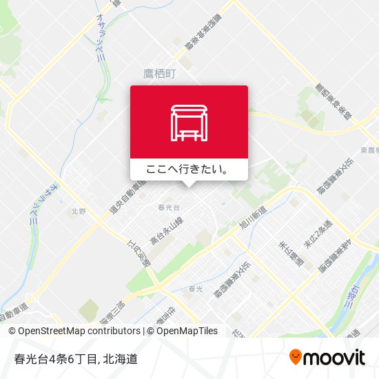 春光台4条6丁目地図