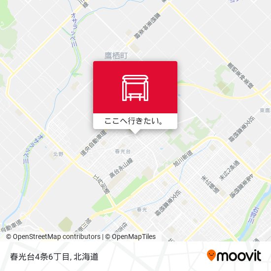 春光台4条6丁目地図