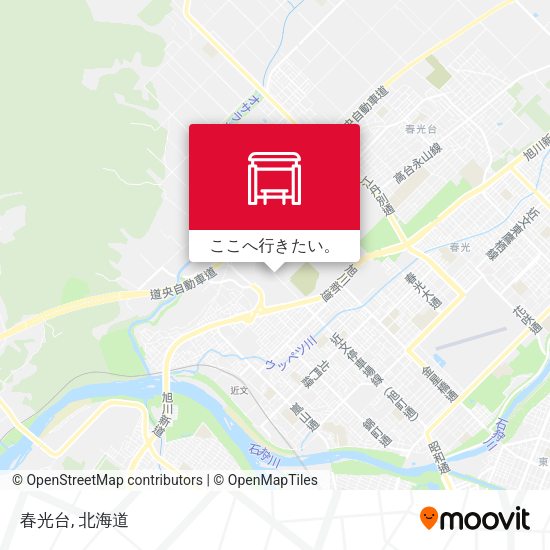 春光台地図