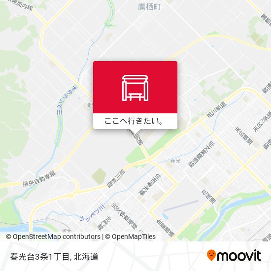 春光台3条1丁目地図
