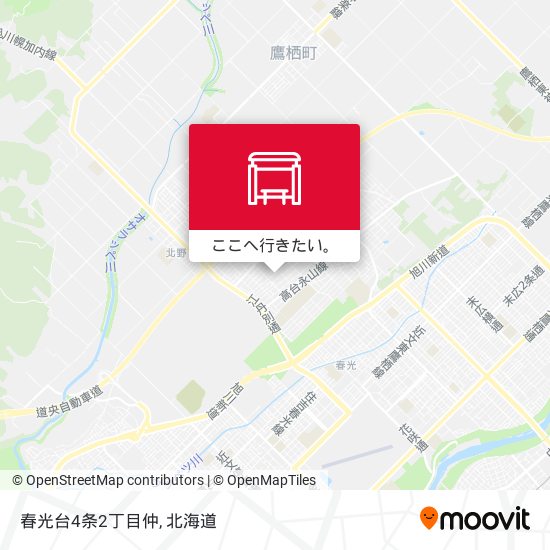 春光台4条2丁目仲地図