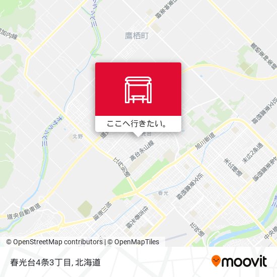 春光台4条3丁目地図