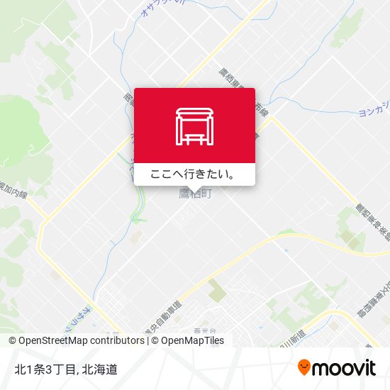 北1条3丁目地図