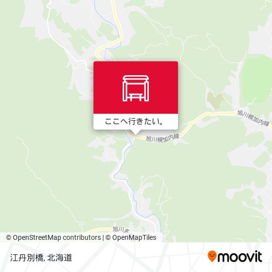 江丹別橋地図