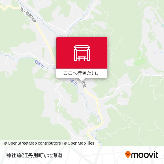 神社前(江丹別町)地図