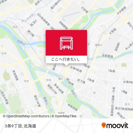 3条9丁目地図