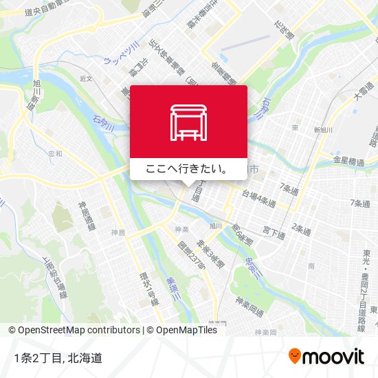 1条2丁目地図