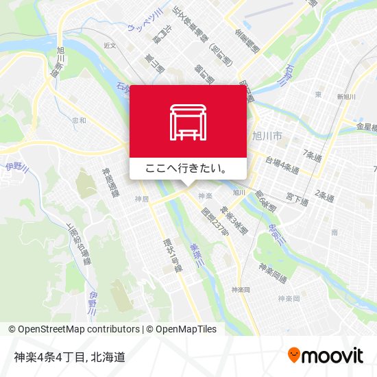神楽4条4丁目地図