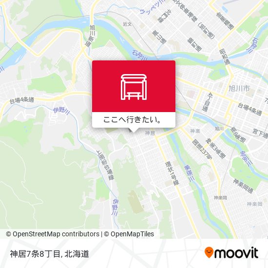 神居7条8丁目地図