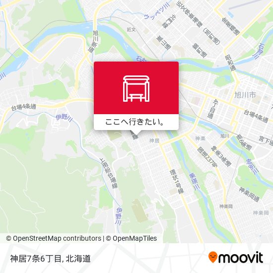 神居7条6丁目地図