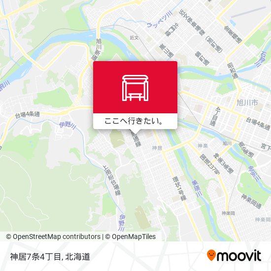 神居7条4丁目地図