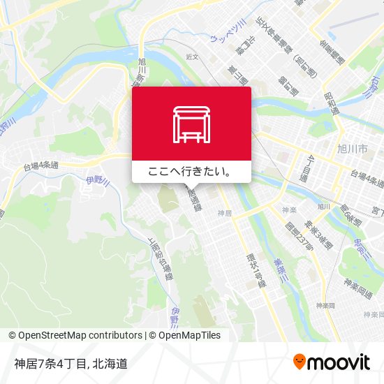神居7条4丁目地図