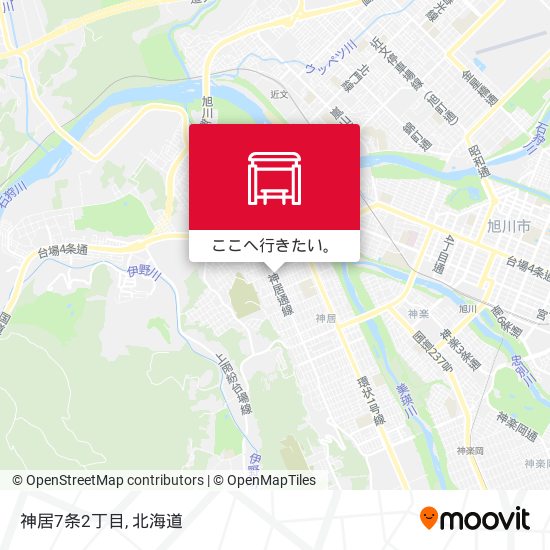 神居7条2丁目地図