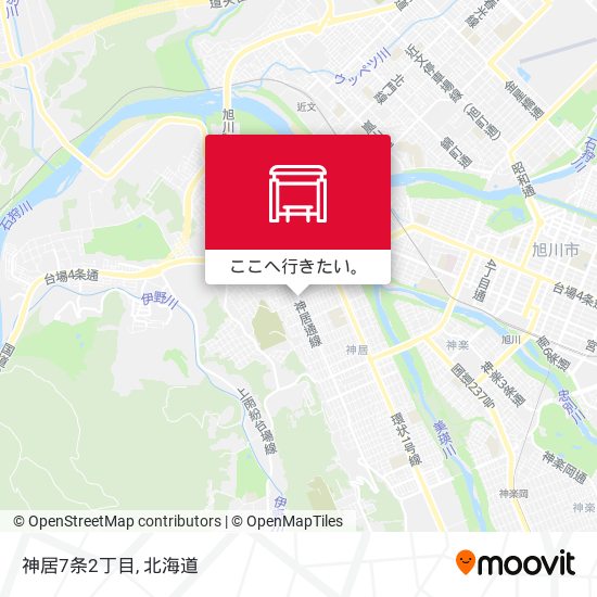 神居7条2丁目地図
