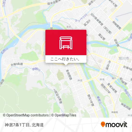 神居7条1丁目地図