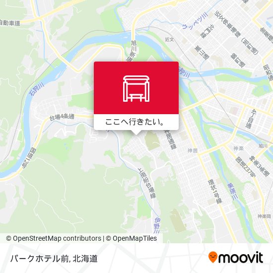 パークホテル前地図