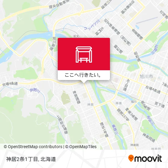 神居2条1丁目地図