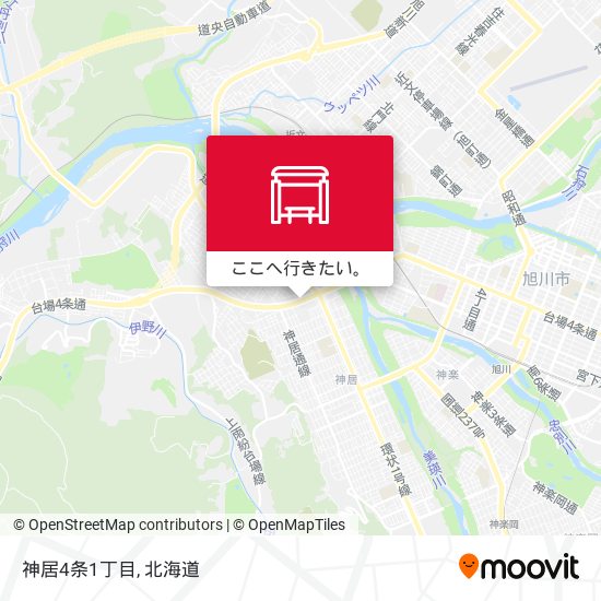 神居4条1丁目地図