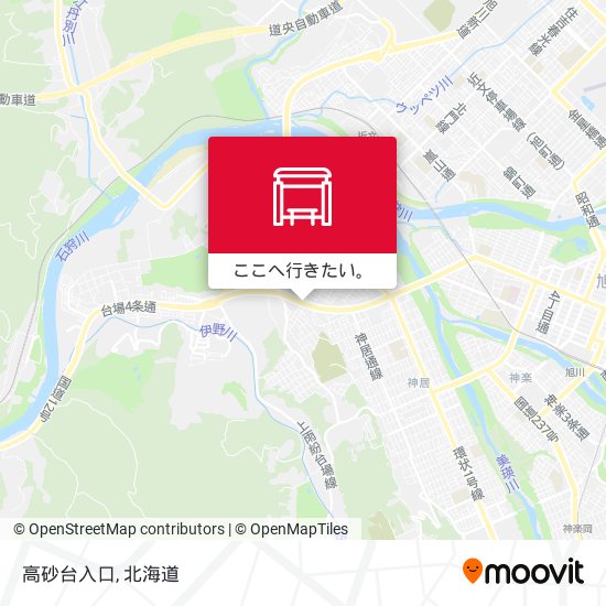 高砂台入口地図