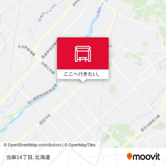 当麻24丁目地図
