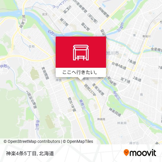 神楽4条5丁目地図