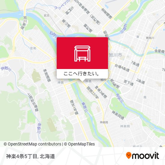 神楽4条5丁目地図