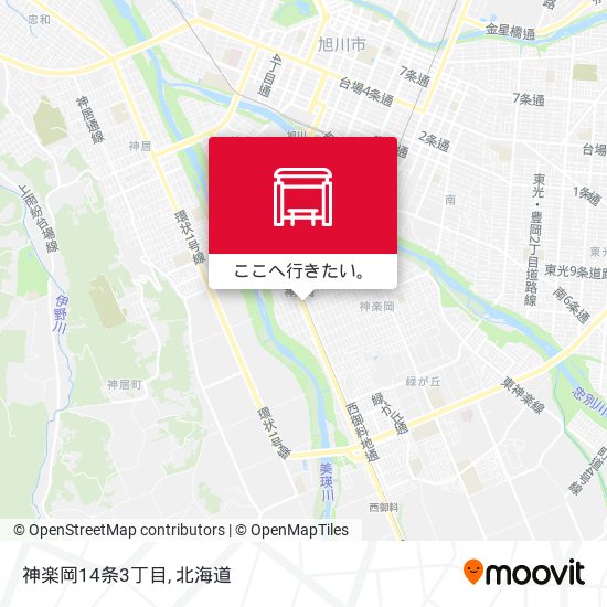 神楽岡14条3丁目地図