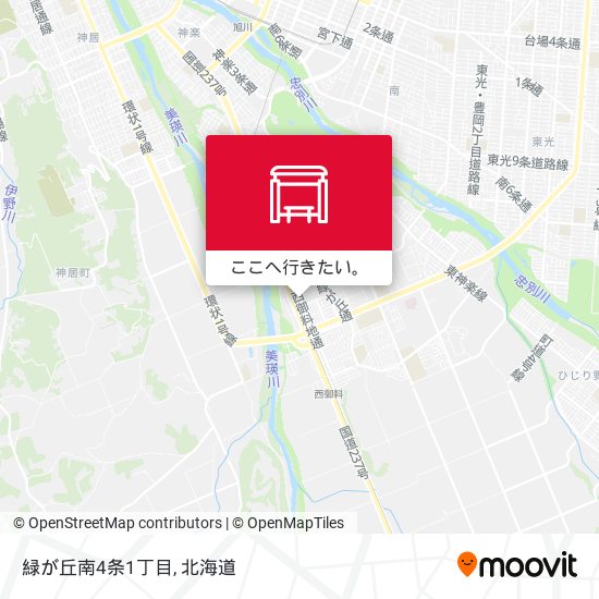緑が丘南4条1丁目地図