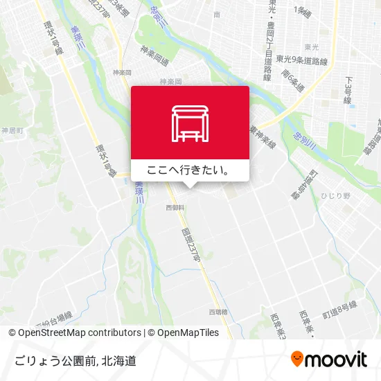 ごりょう公園前地図