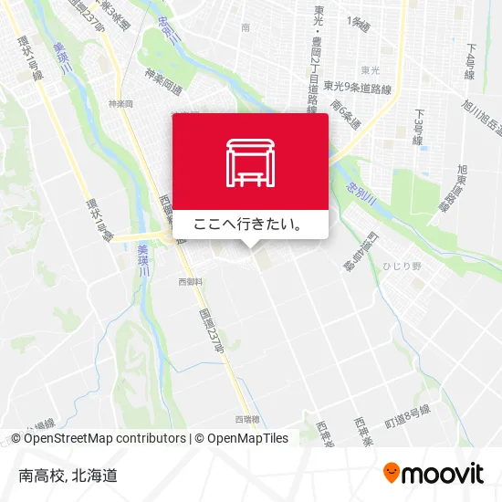 南高校地図