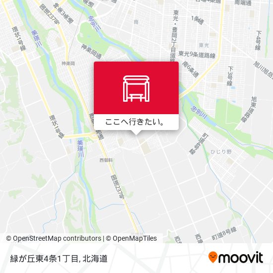 緑が丘東4条1丁目地図
