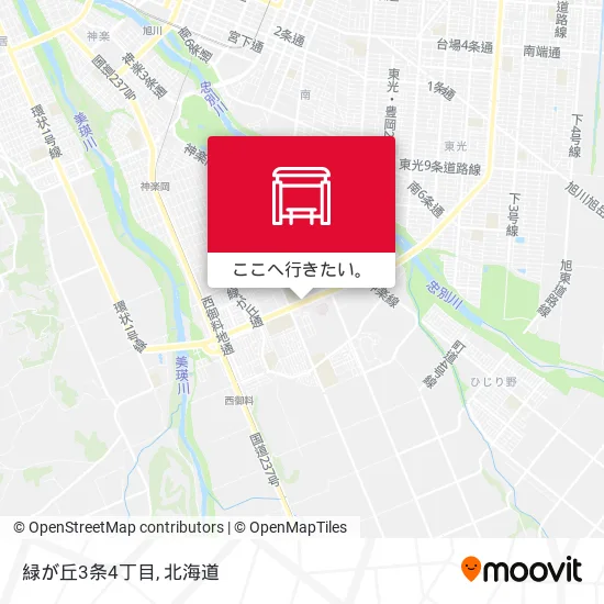 緑が丘3条4丁目地図