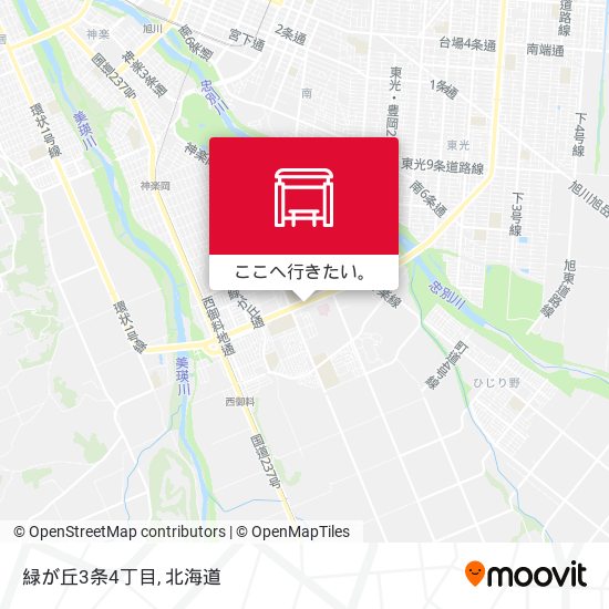 緑が丘3条4丁目地図