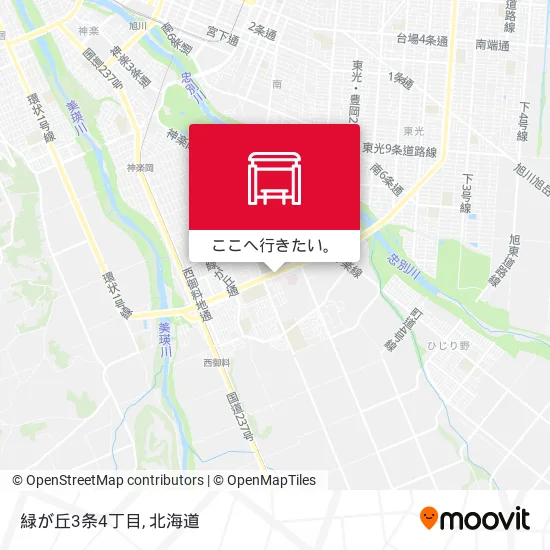 緑が丘3条4丁目地図