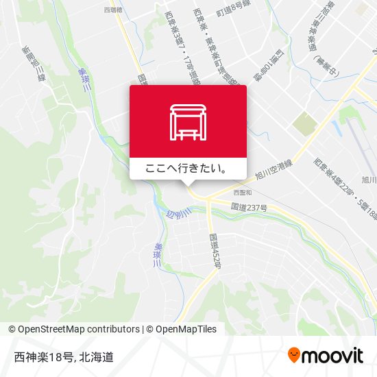西神楽18号地図