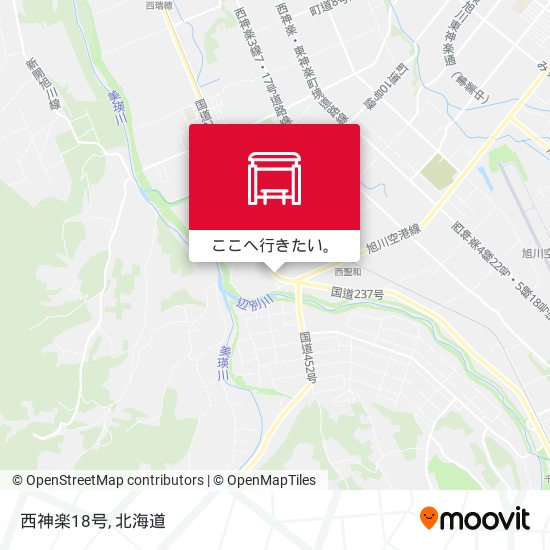 西神楽18号地図