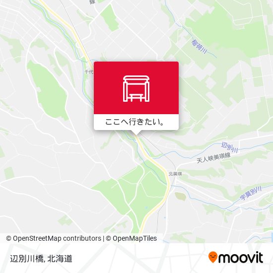 辺別川橋地図