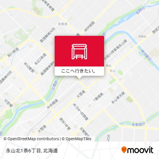 永山北1条6丁目地図