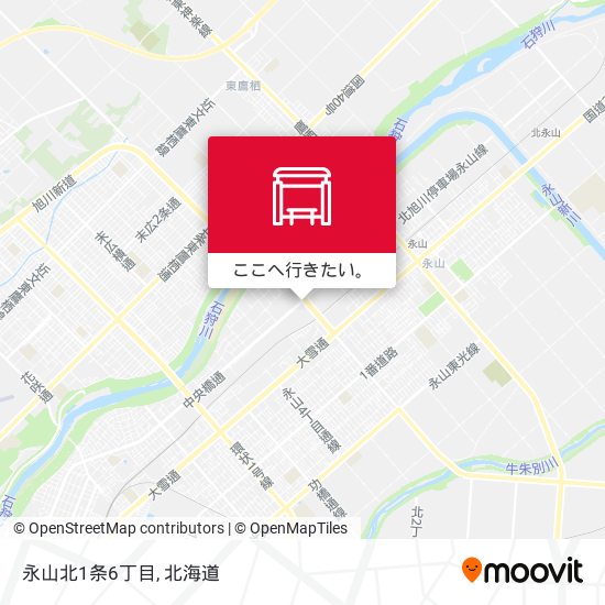 永山北1条6丁目地図