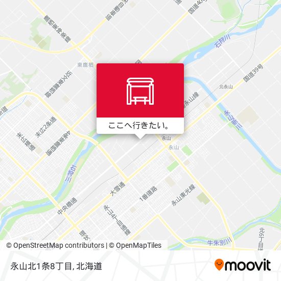 永山北1条8丁目地図