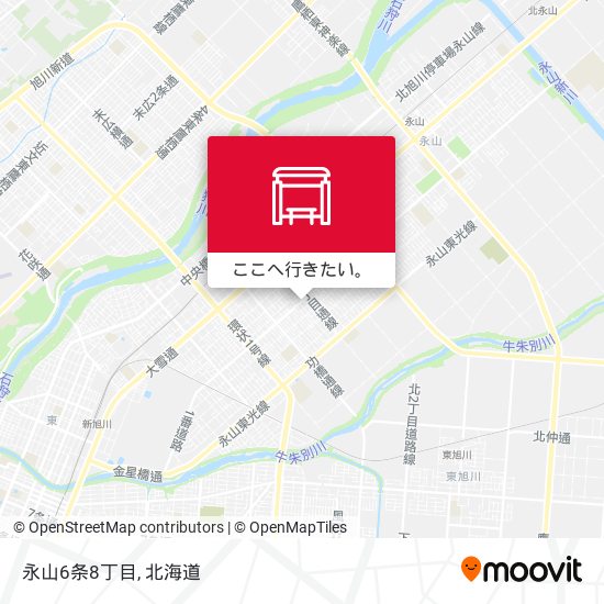 永山6条8丁目地図