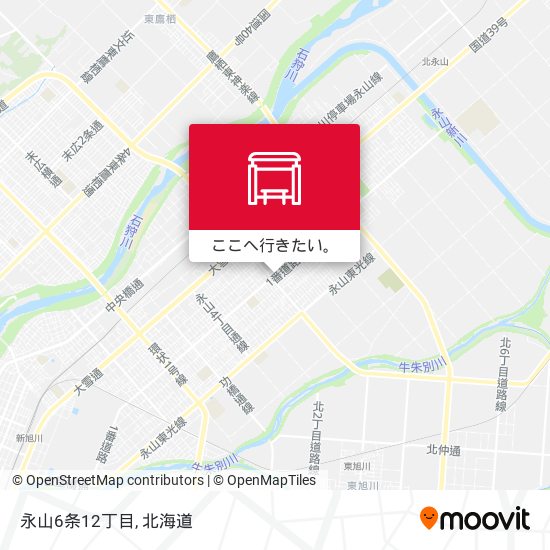 永山6条12丁目地図