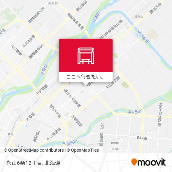 永山6条12丁目地図