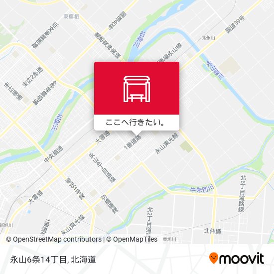 永山6条14丁目地図