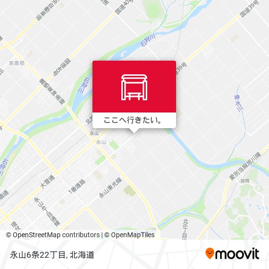 永山6条22丁目地図